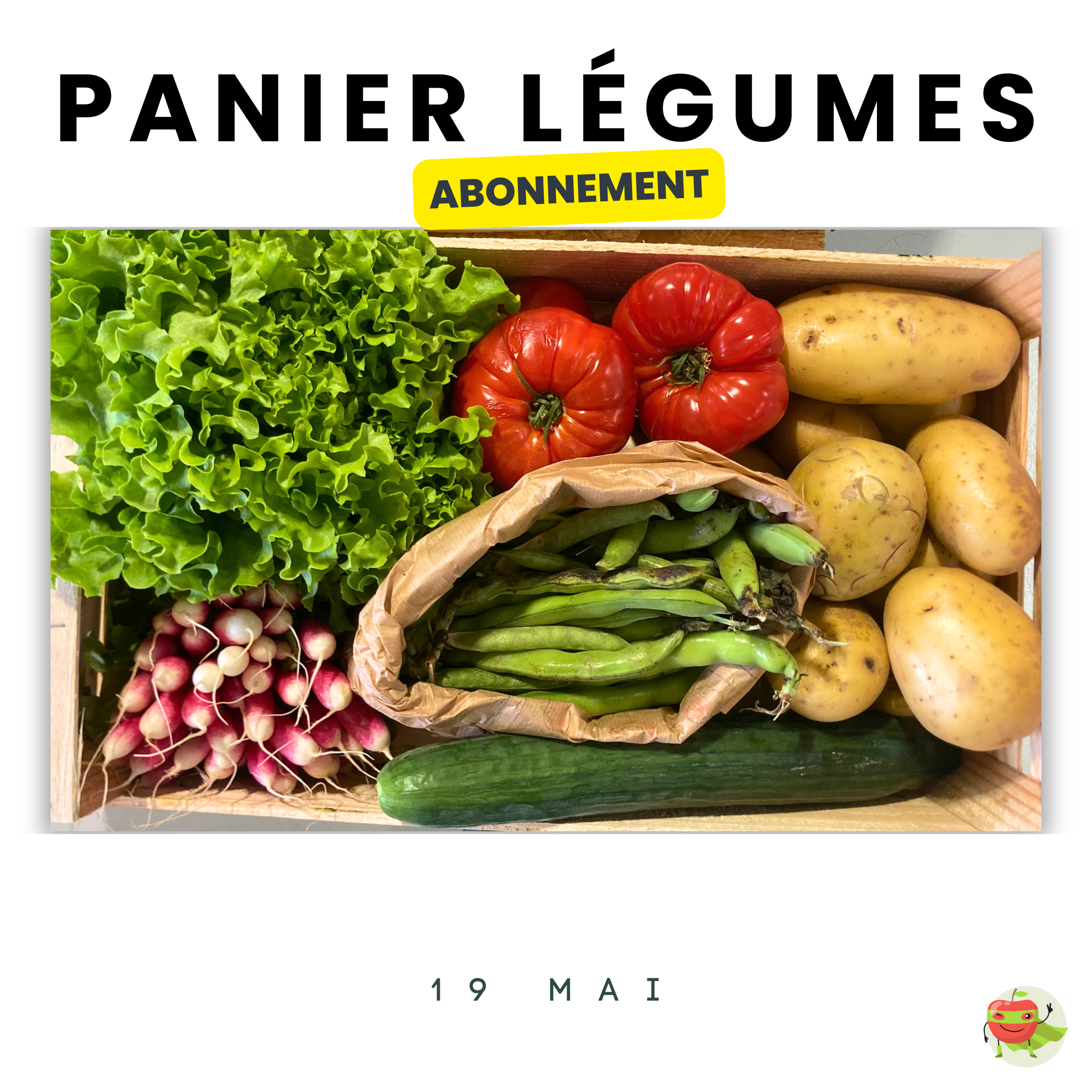 Panier Légumes Abonnement 4 semaines